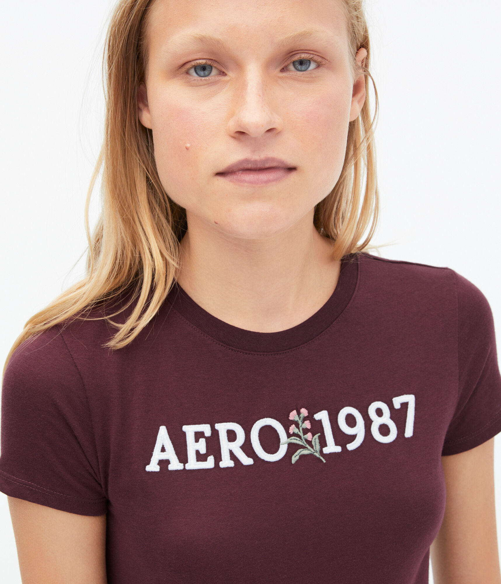 Aero 1987 Floral Graphic Tee