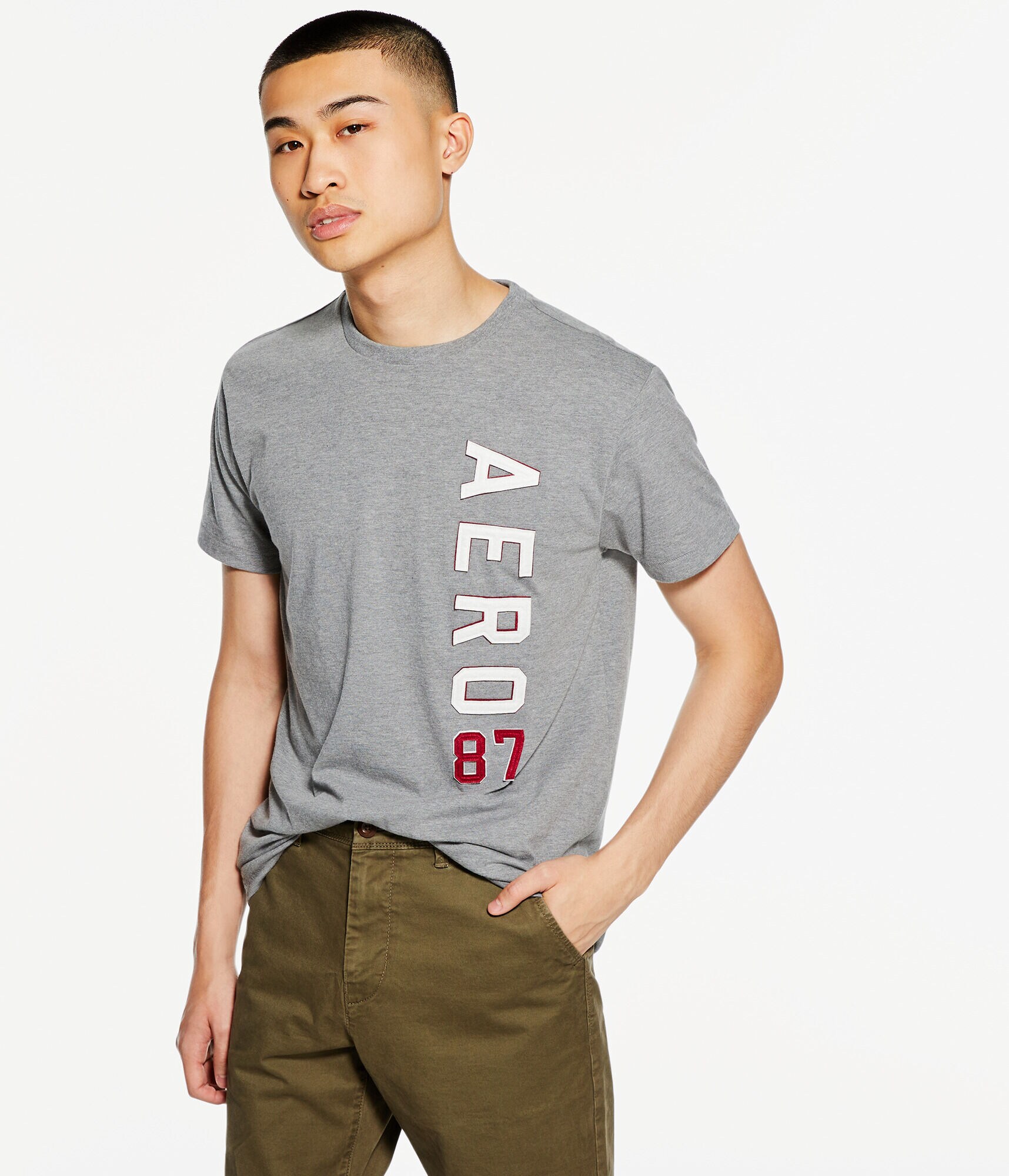 Aero 87 Vertical Appliqu&eacute; Graphic Tee