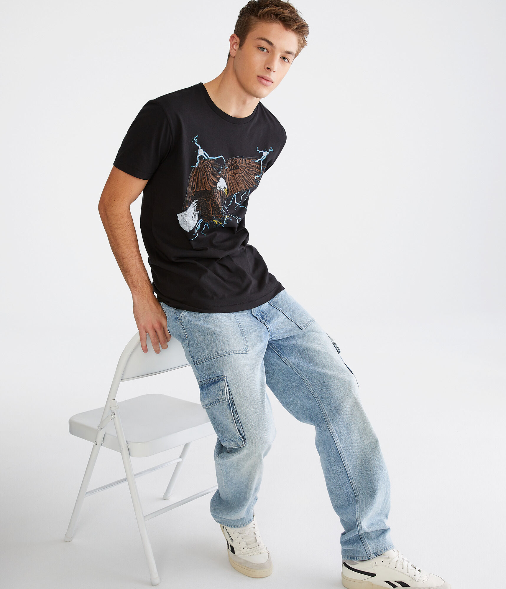 Eagle Lightning Graphic Tee