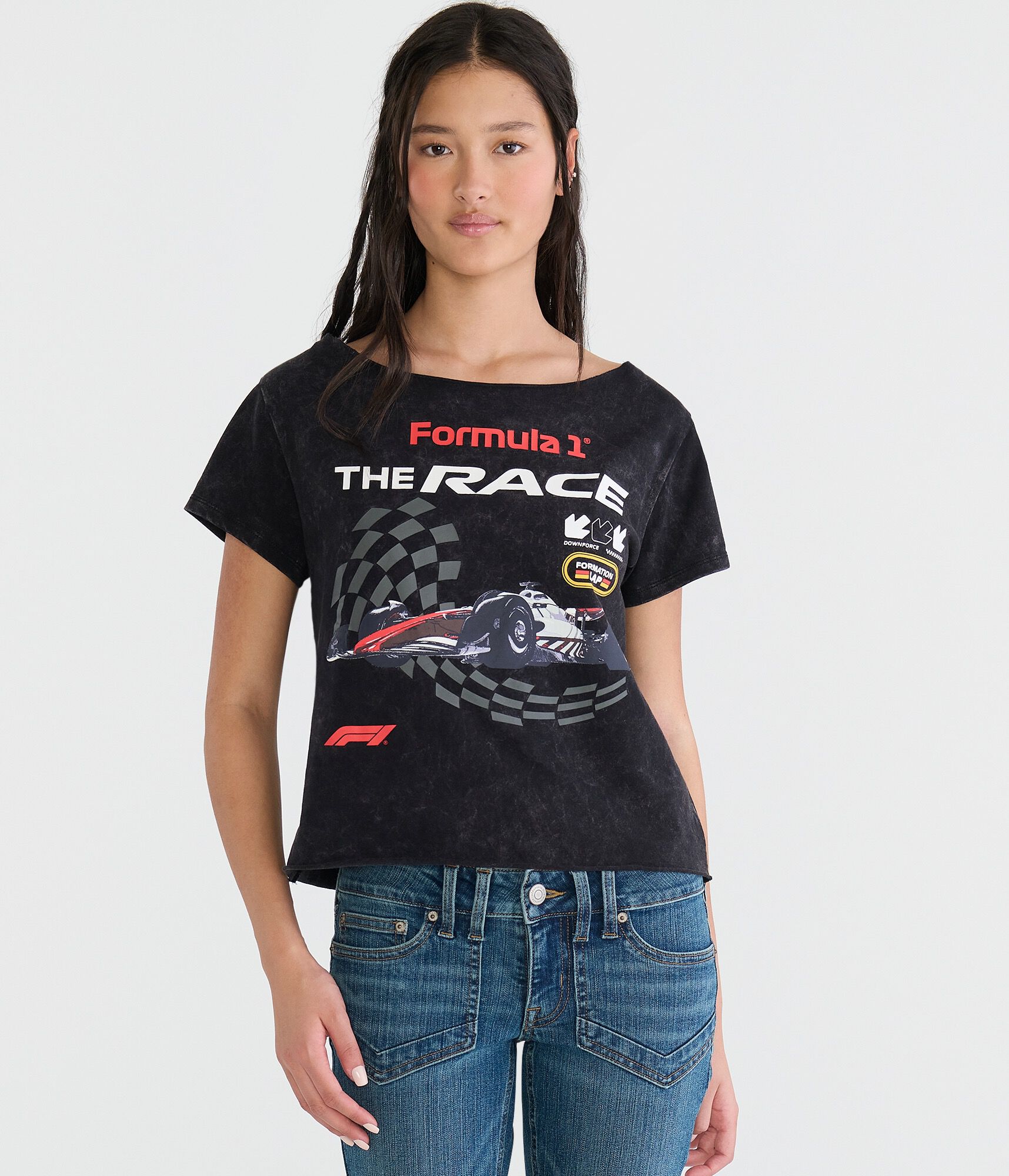 Formula 1&reg; The Race Off-The-Shoulder Graphic Tee