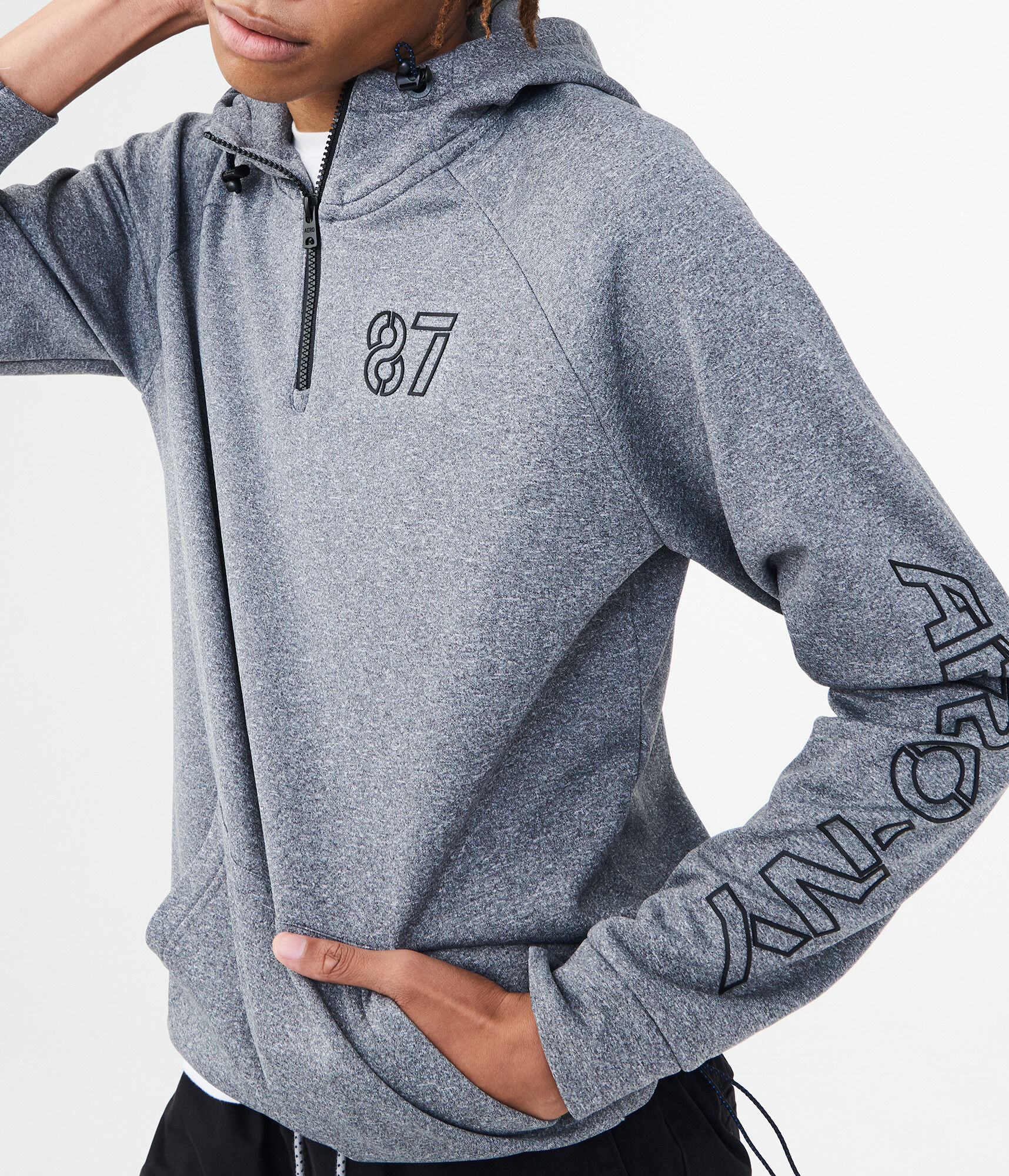 Aero-NY 87 Active Quarter-Zip Hoodie