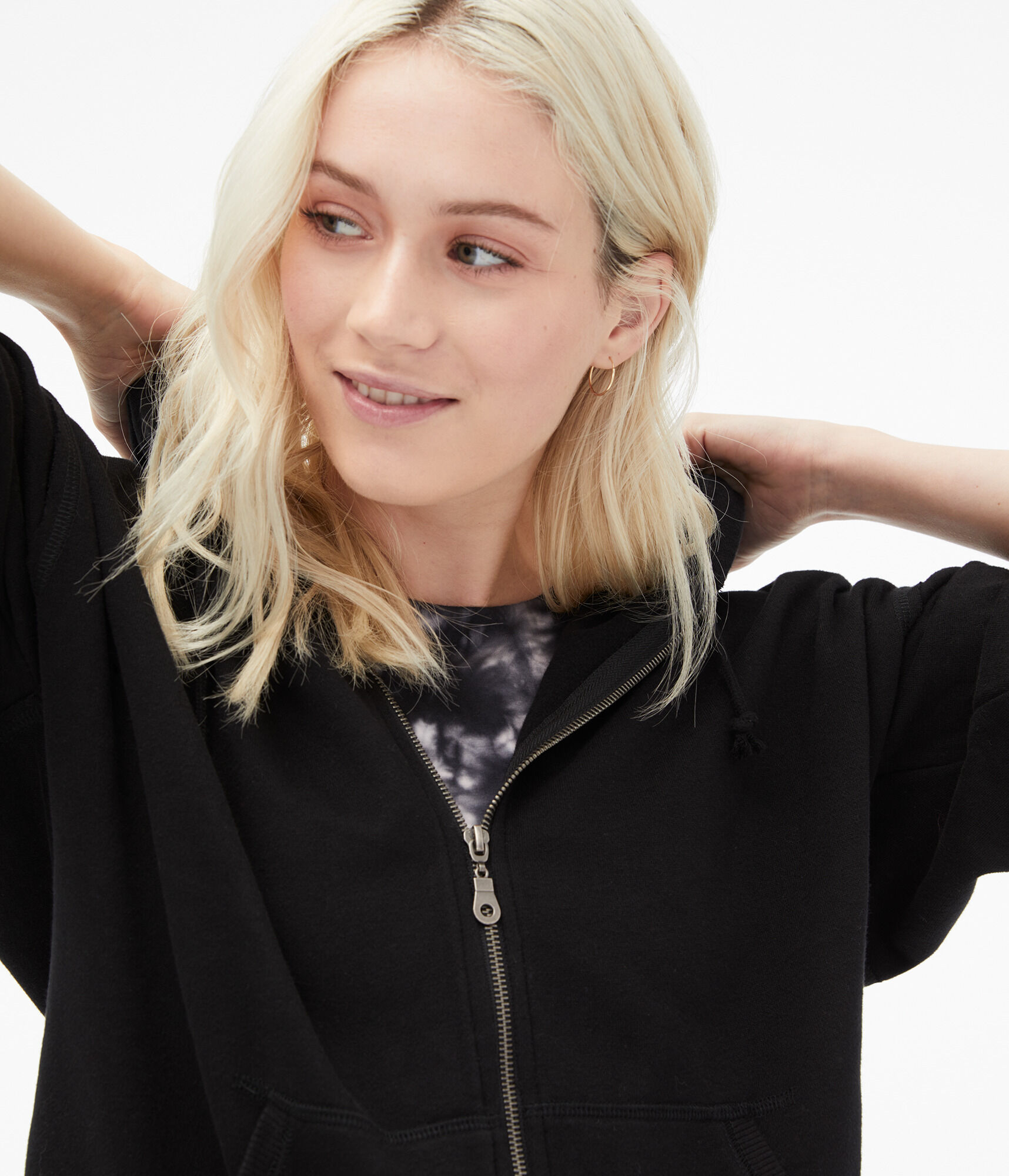 Oversized Full-Zip Hoodie