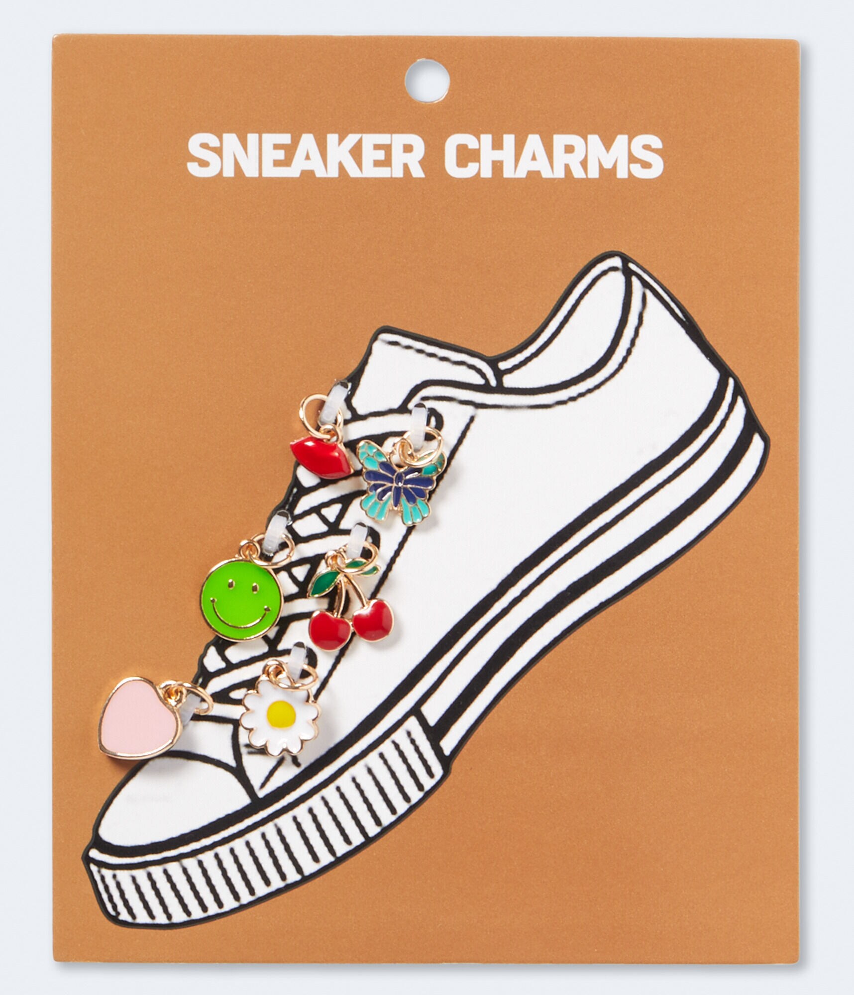 Sneaker Charm 6-Pack - Smiley Face