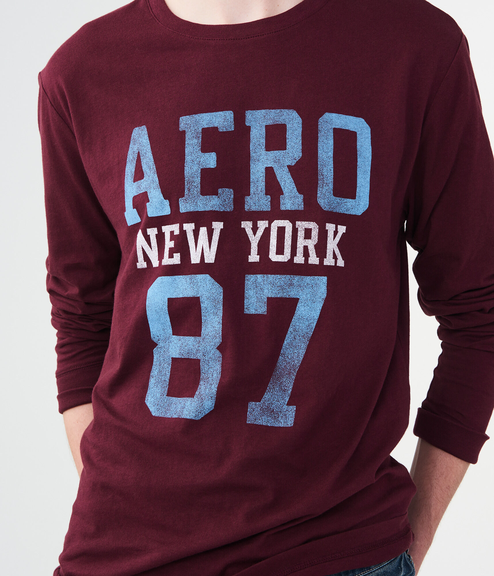 Long Sleeve Aero New York 87 Graphic Tee