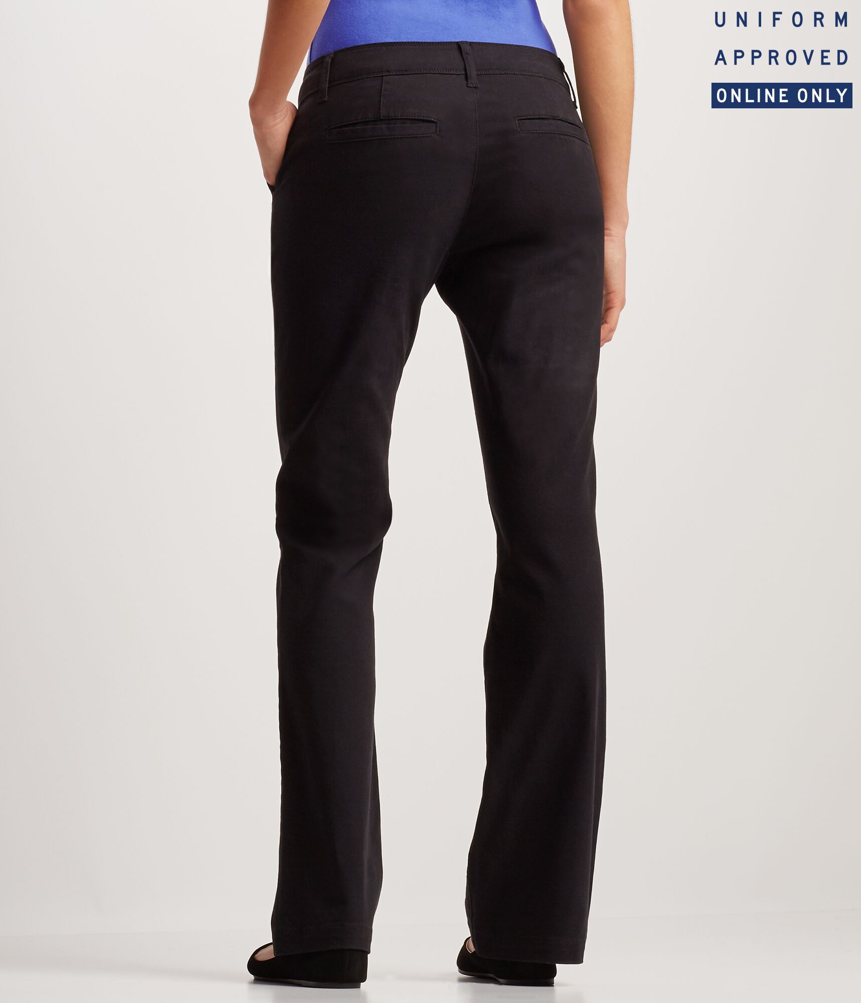 Curvy Twill Uniform Pants