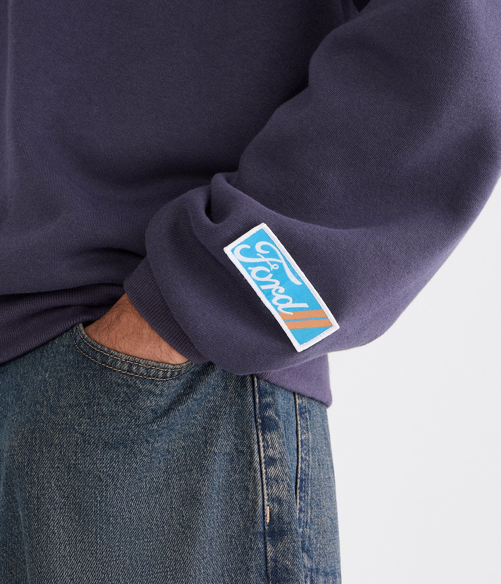 Ford Patches Quarter-Zip Sweatshirt
