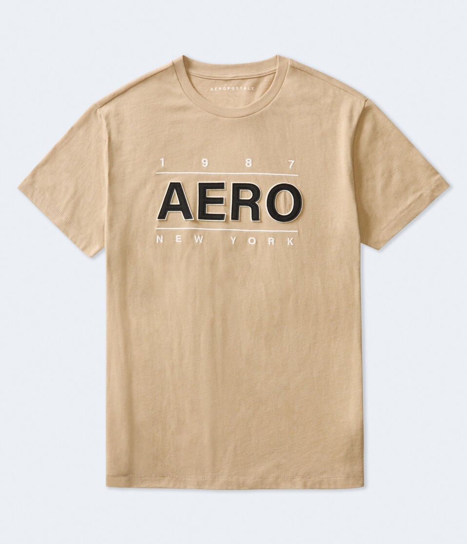 Aero New York Appliqué Graphic Tee
