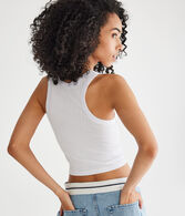 Ribbed Cropped Tank