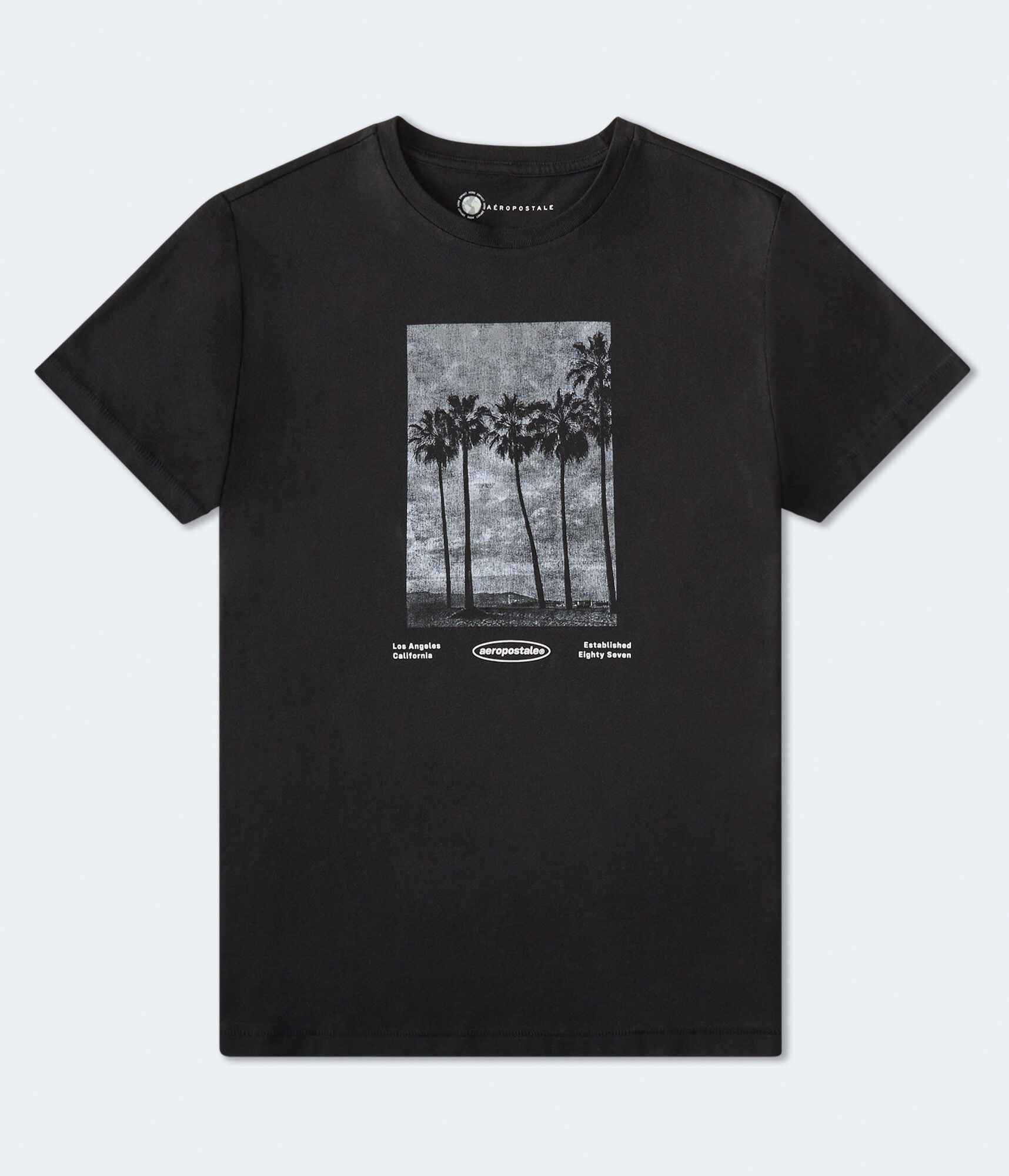 Aeropostale Palm Trees Graphic Tee