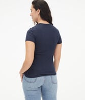 Aero New York Circle Foil Graphic Tee