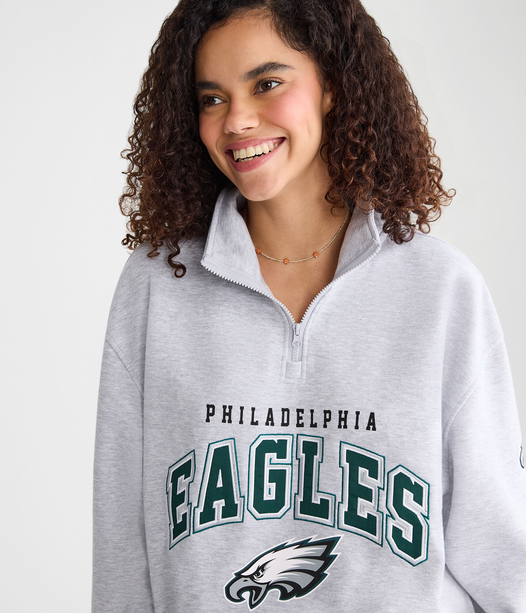 Philadelphia Eagles Quarter-Zip Sweatshirt