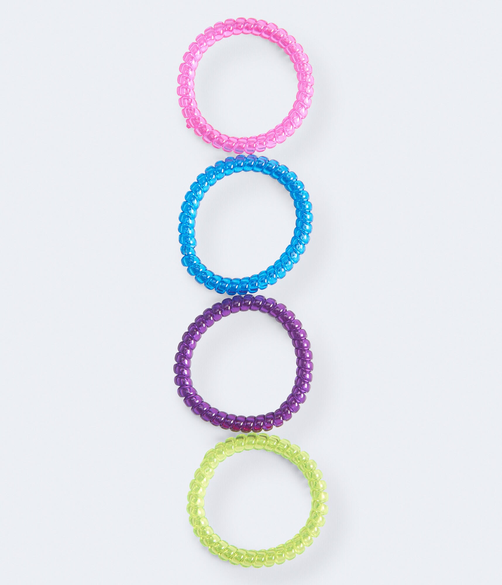 Small Coil Ponytail Holder 4-Pack
