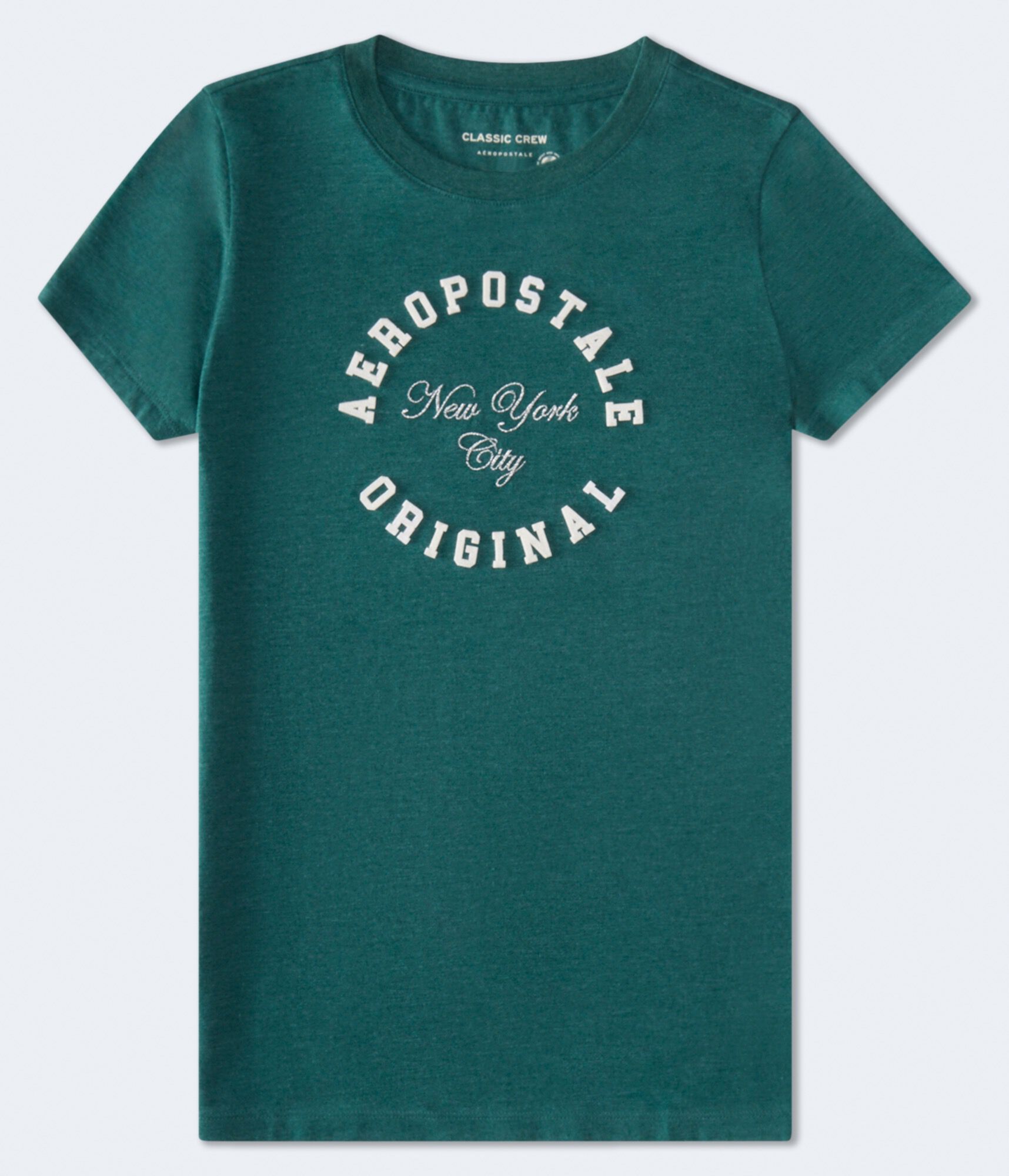 Aeropostale Circle Glitter Graphic Tee