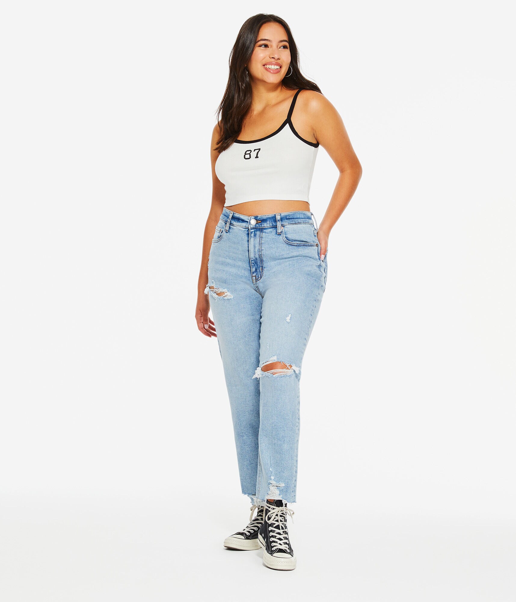 87 Pop Punk Cropped Cami