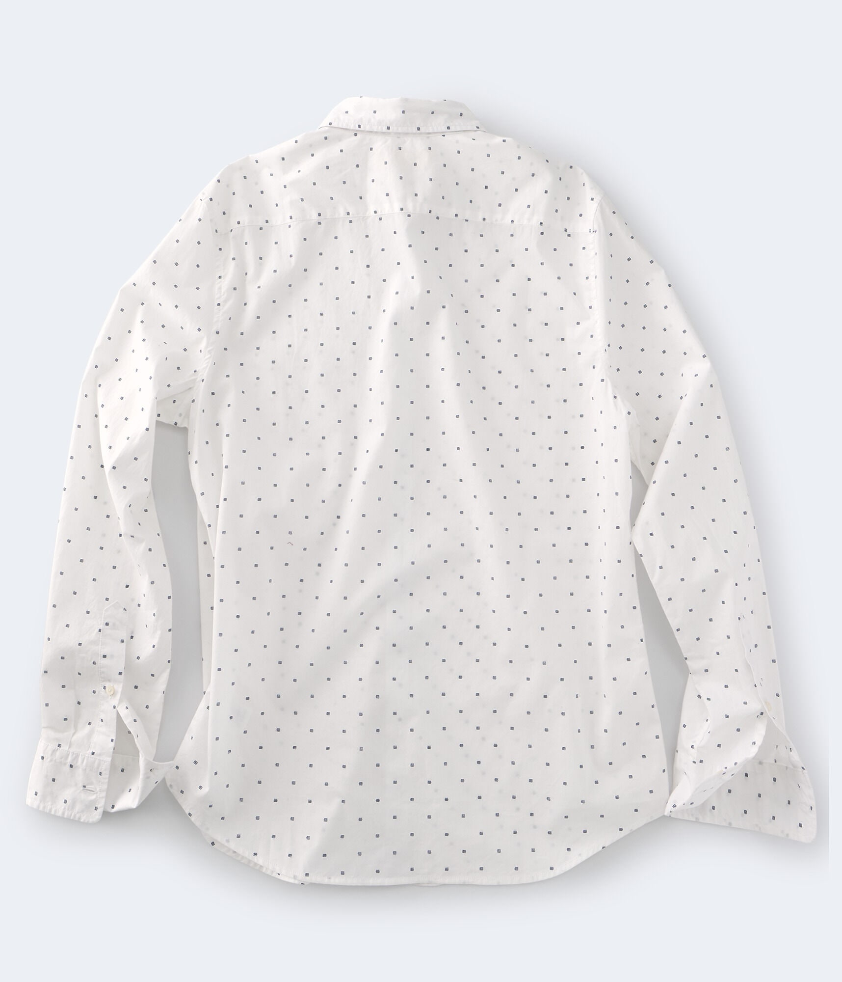 Long Sleeve Geometric Button-Down Shirt