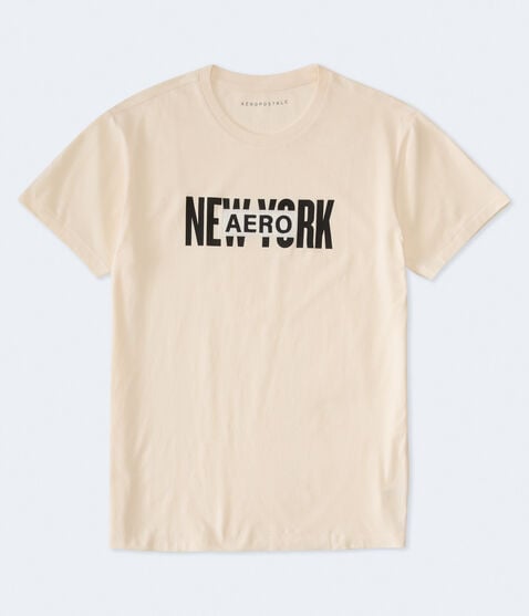 Aero New York Block Appliqué Graphic Tee Aero New York Block Appliqué Graphic Tee