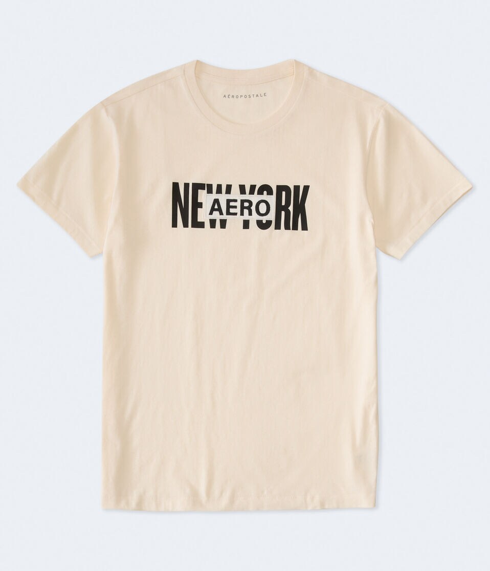 Aero New York Block Appliqué Graphic Tee