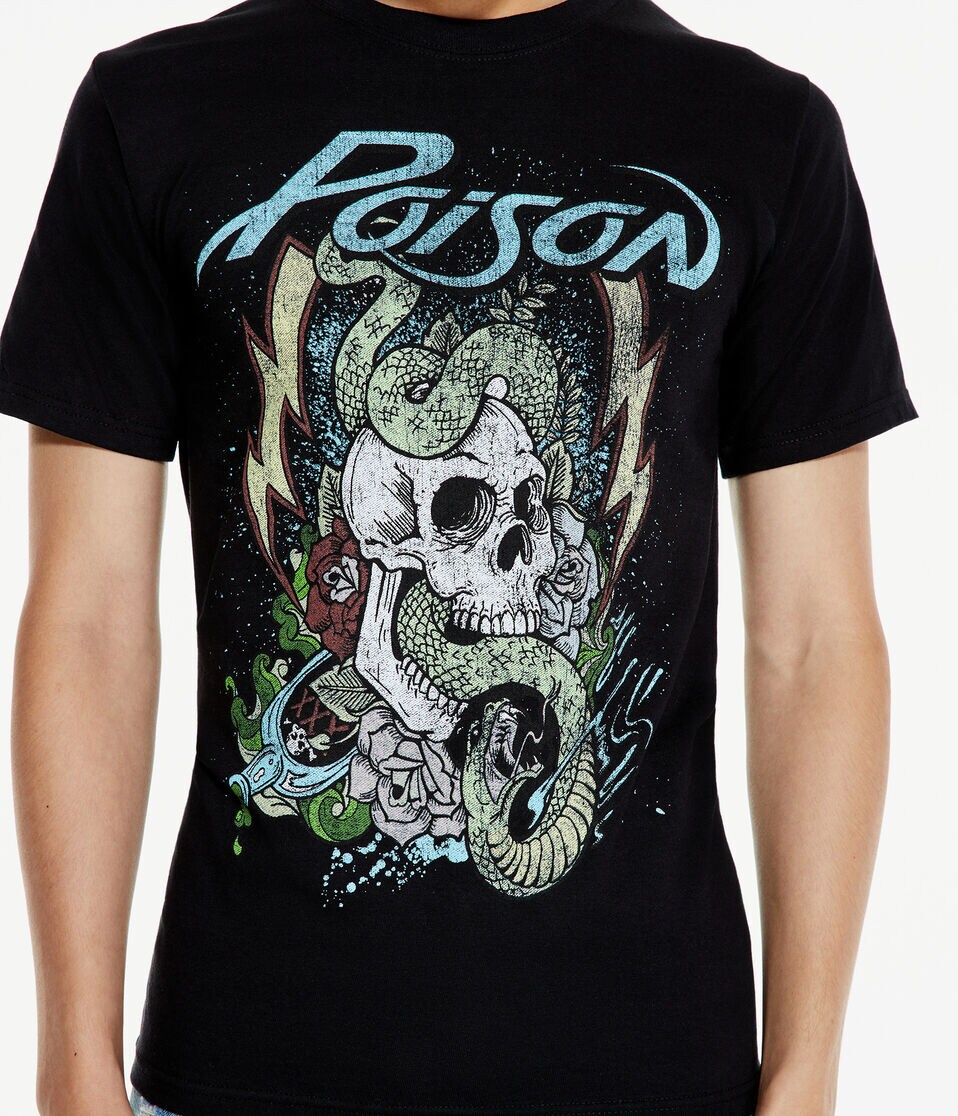 Poison Snake Skull Graphic Tee