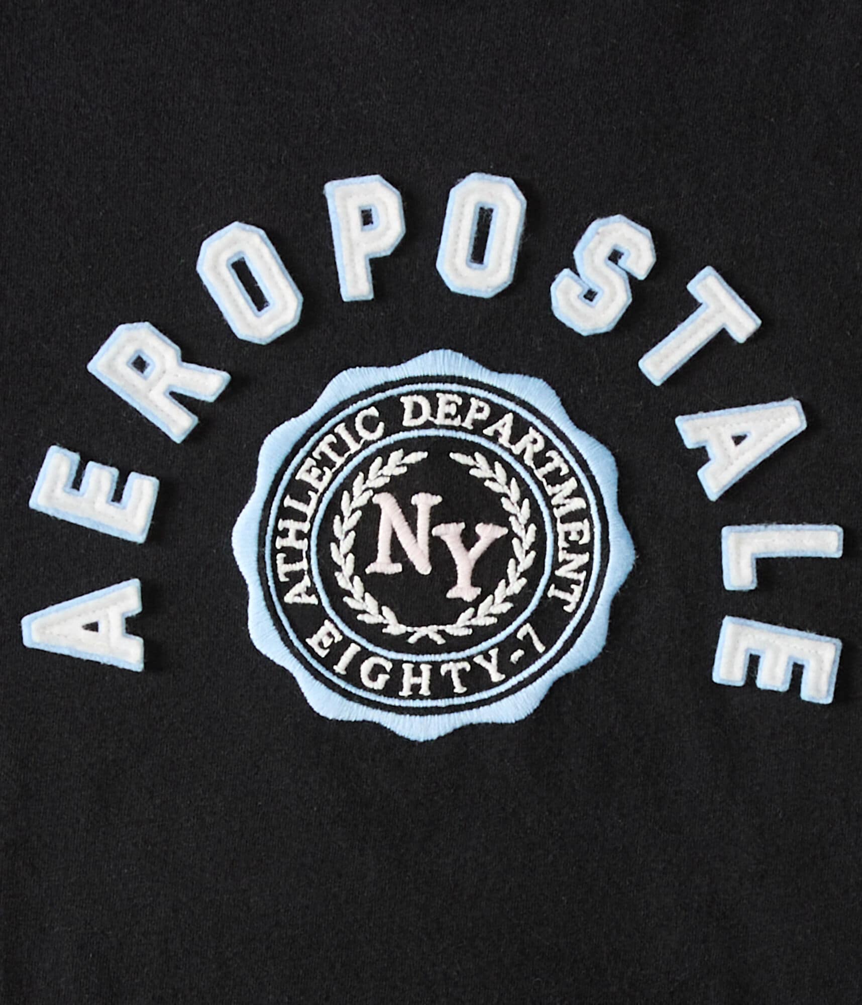 Aeropostale Arch Crest Appliqué Graphic Tee