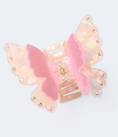 Double-Wing Rhinestone Butterfly Claw Hair Clip Double-Wing Rhinestone Butterfly Claw Hair Clip