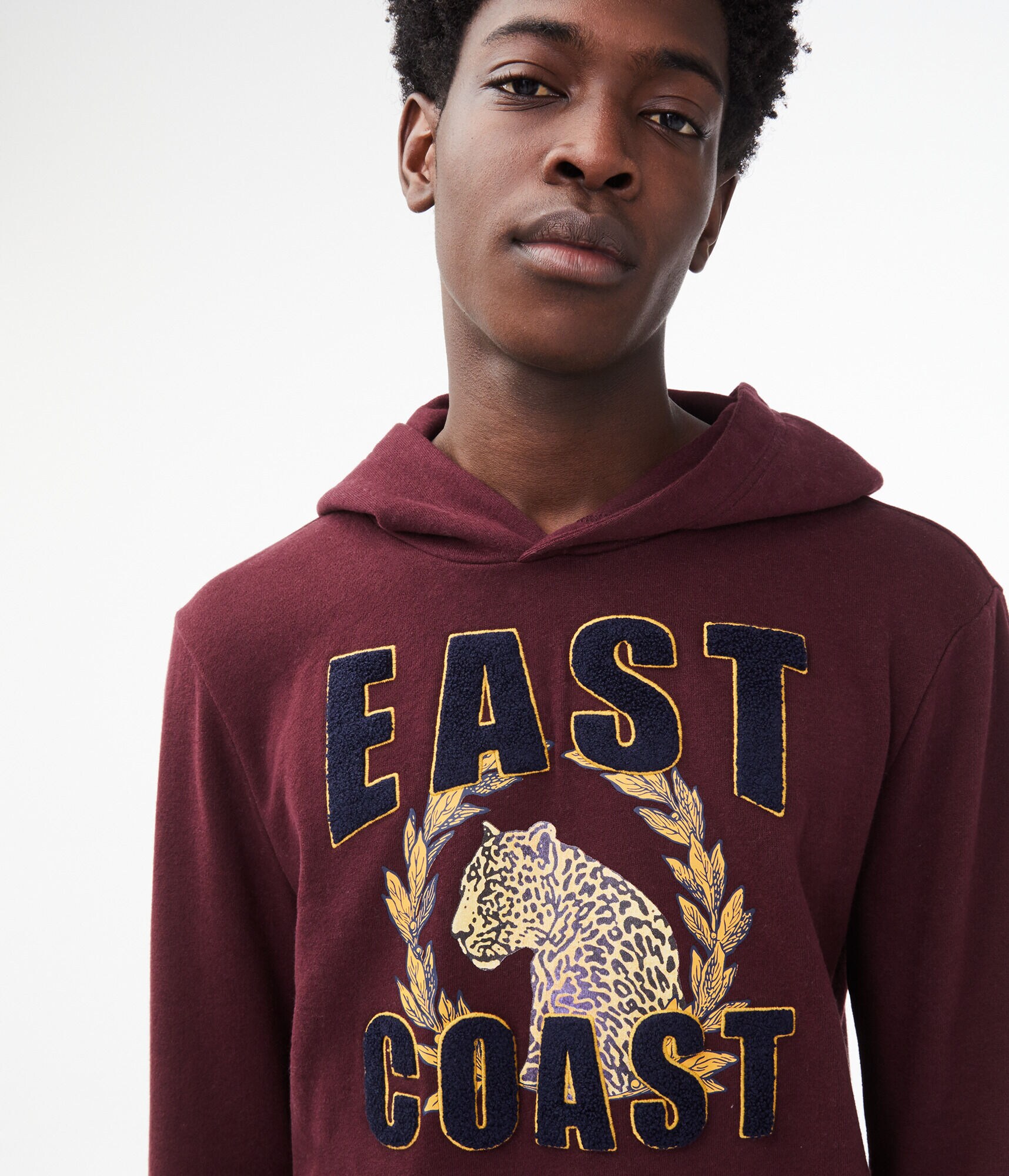 East Coast Leopard Pullover Hoodie