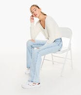 Low-Rise Flare Soft Flex Jean