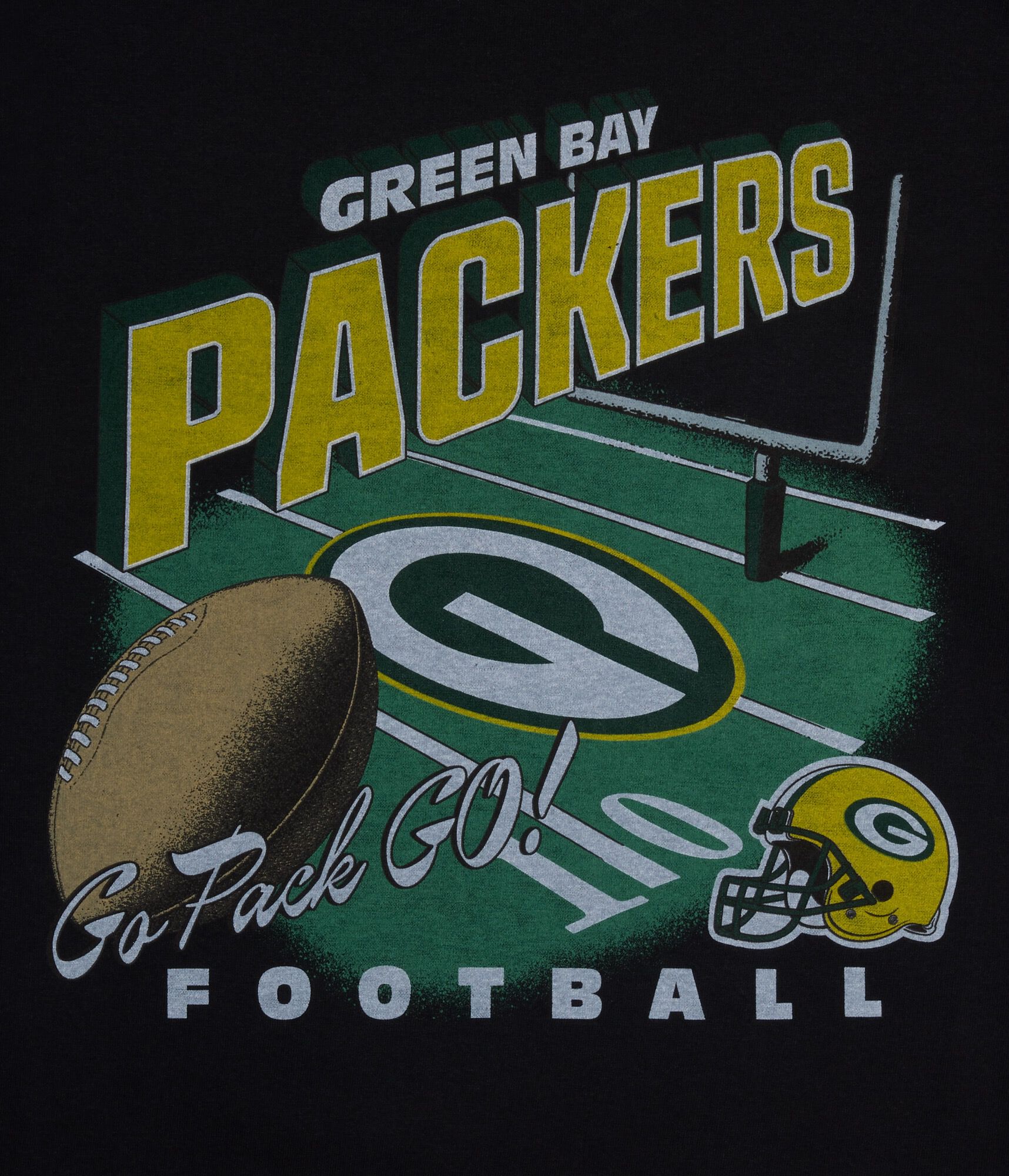Green Bay Packers Field Goal Relaxed Graphic Tee