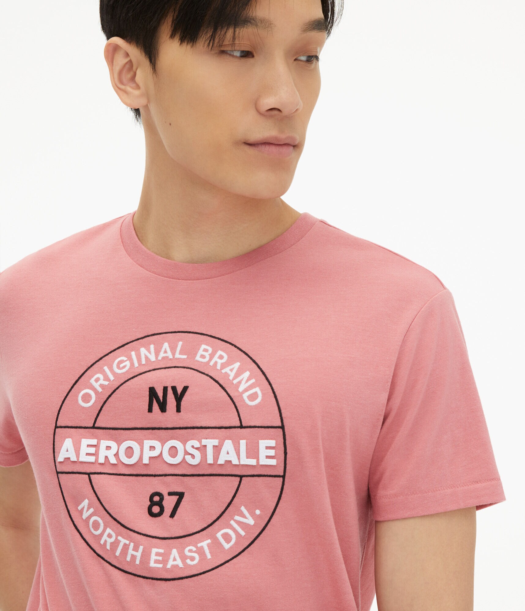 Aeropostale North East Circle Appliqu&eacute; Graphic Tee***