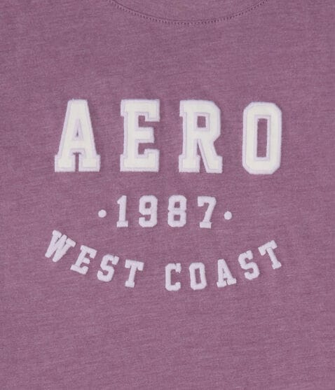 Aero West Coast Appliqué Graphic Tee Aero West Coast Appliqué Graphic Tee