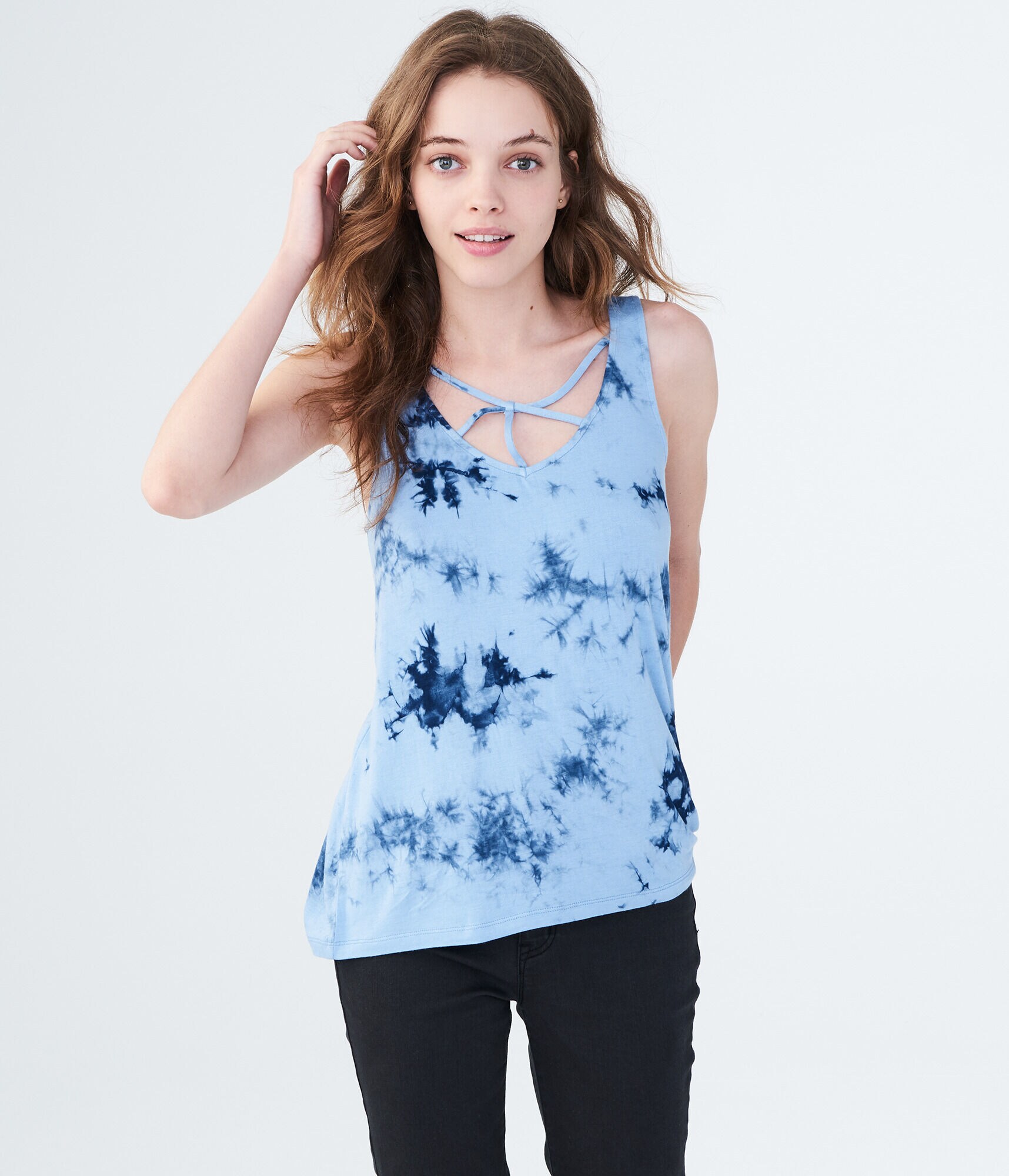 Tie-Dye High-Low Tank