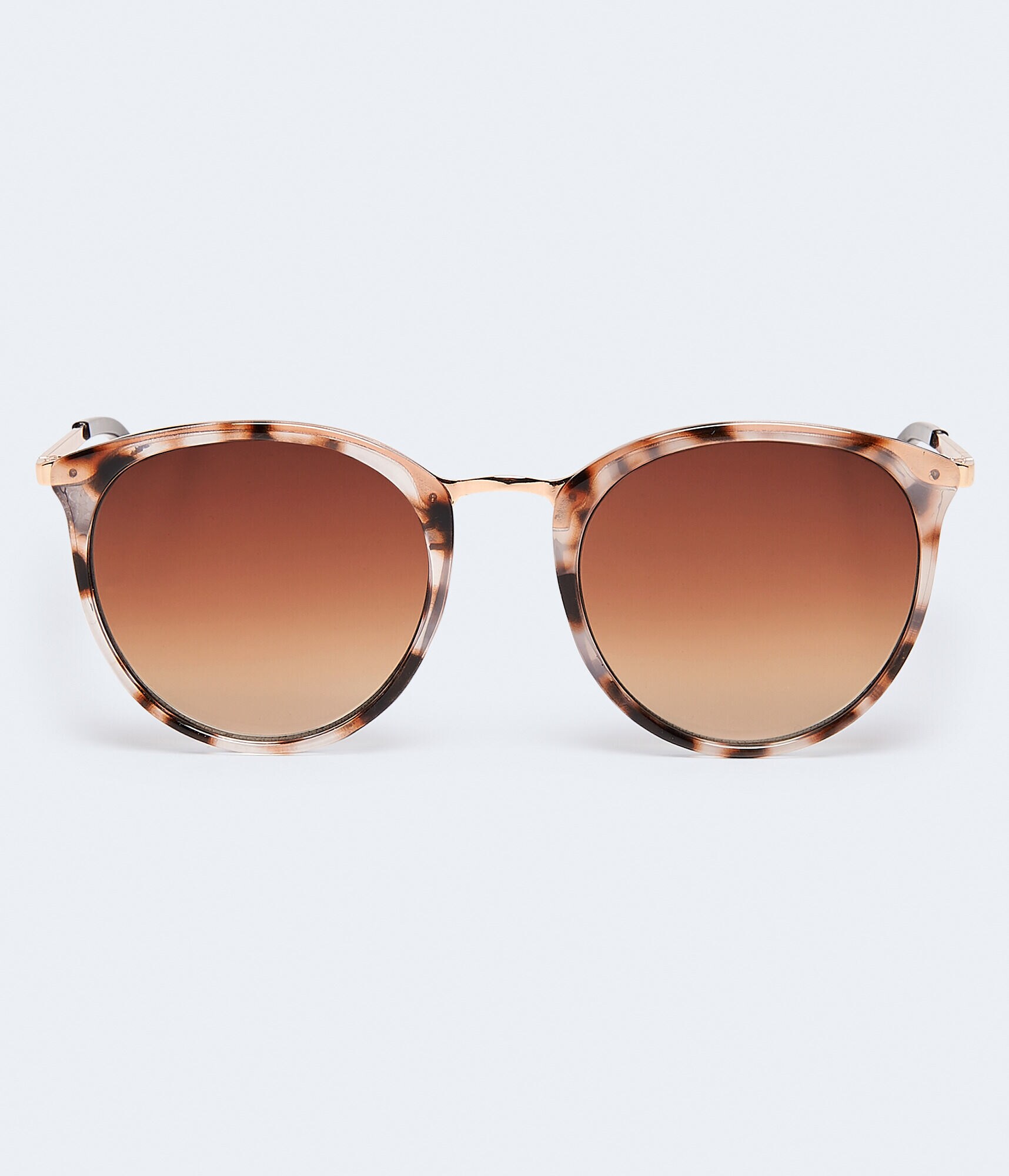 Round Tortoiseshell Sunglasses