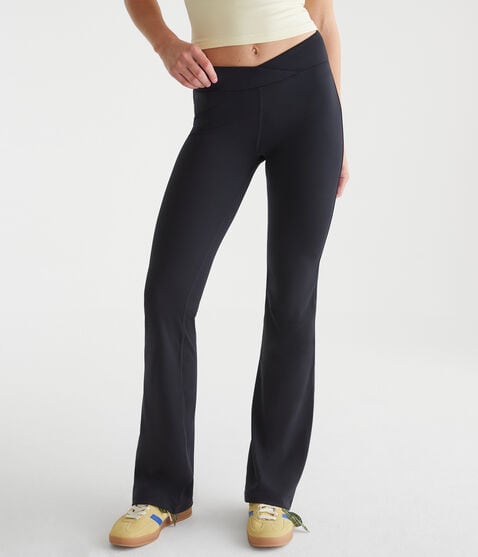 Buttery Soft Low-Rise Crossover Bootcut Leggings Buttery Soft Low-Rise Crossover Bootcut Leggings