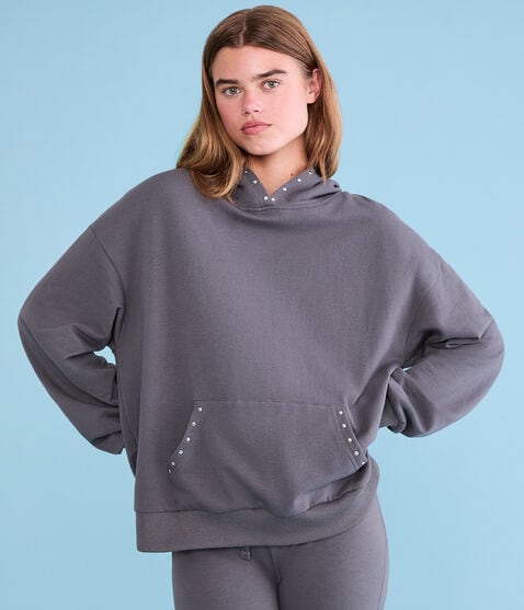 Demetra for Aero Studded Pullover Hoodie Demetra for Aero Studded Pullover Hoodie