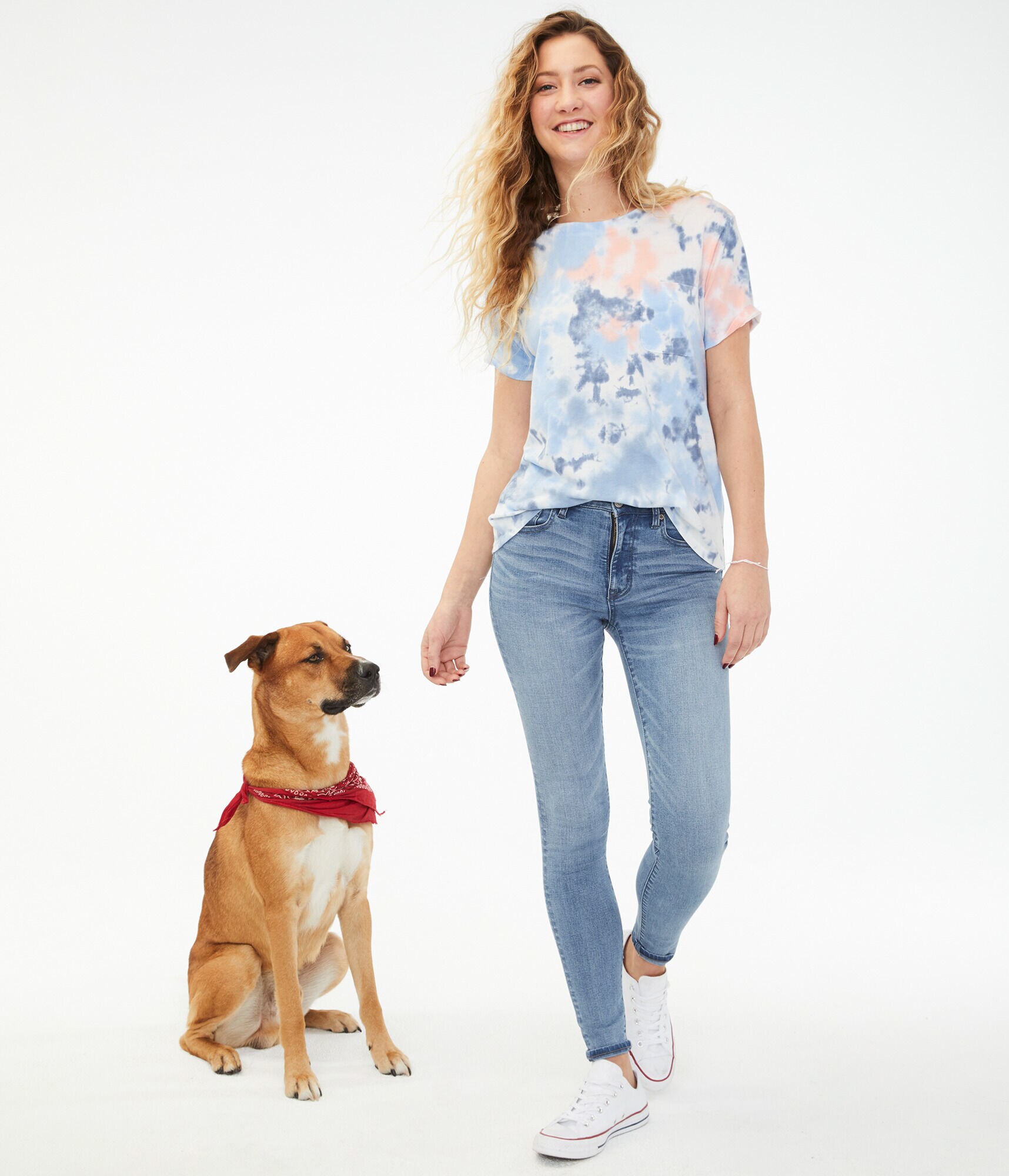 Tie-Dye Girlfriend Crew Tee