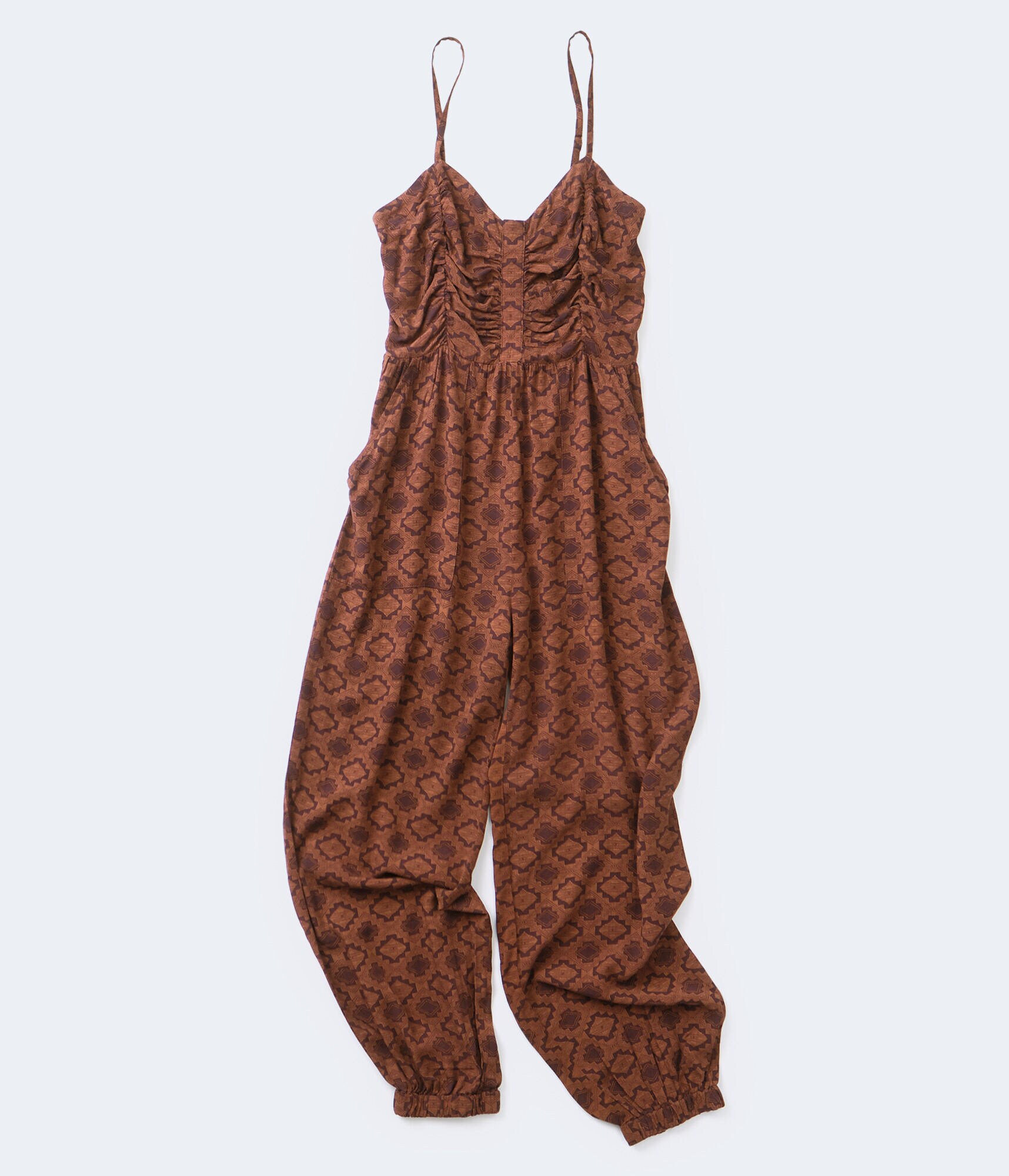 Printed Tank Jumpsuit