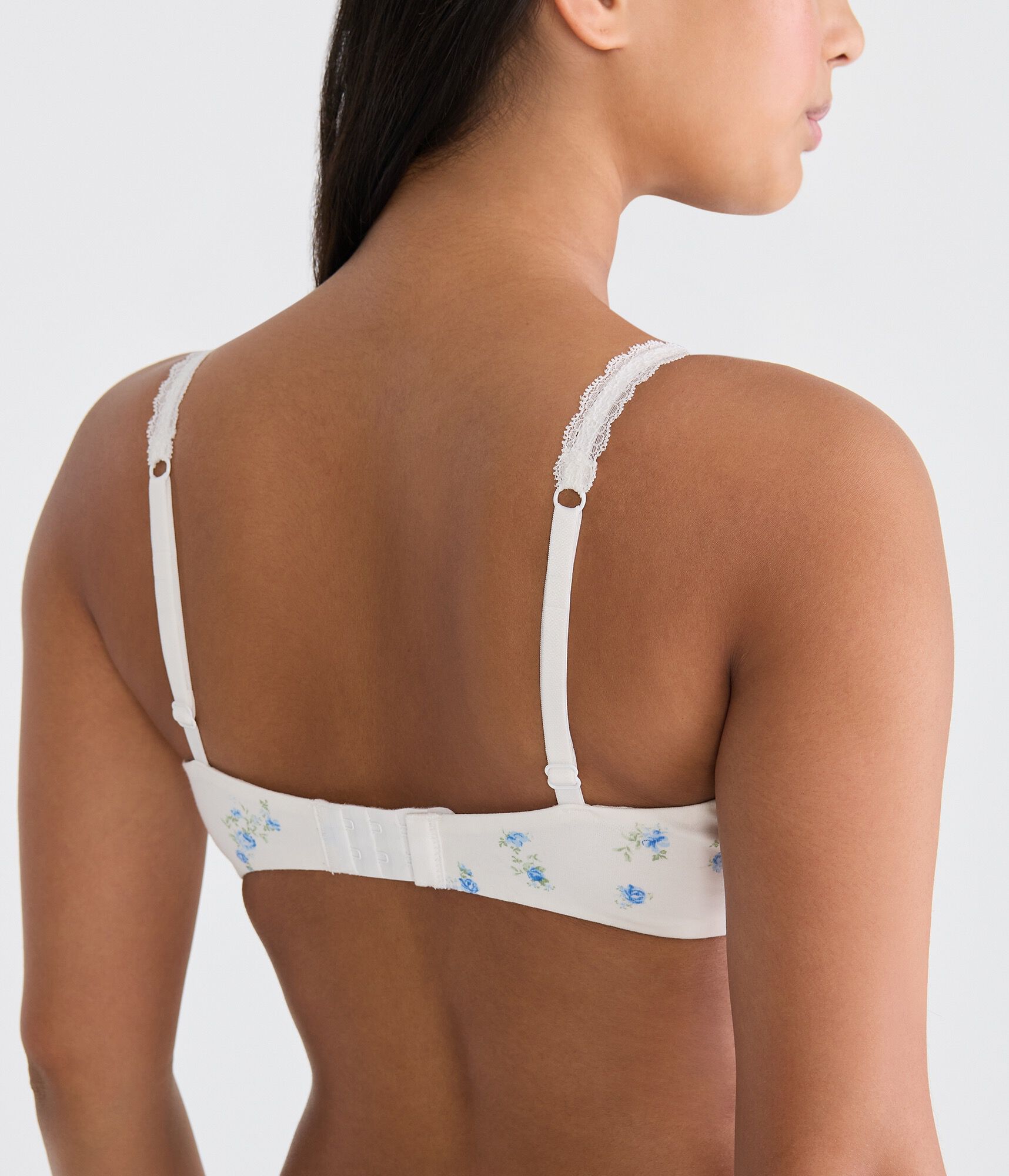 Floral Lace Triangle Bra