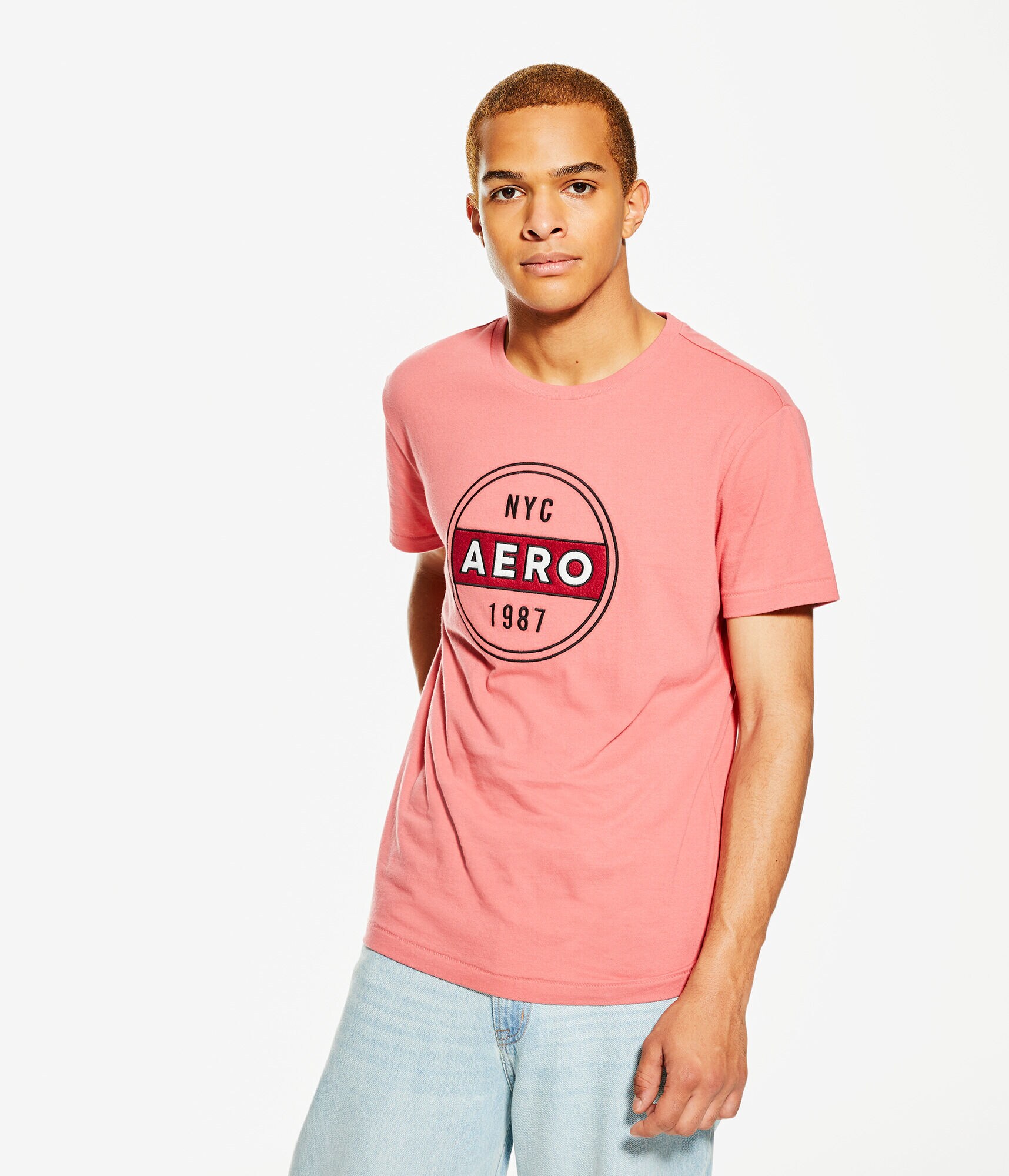 Aero Circle Appliqu&eacute; Graphic Tee