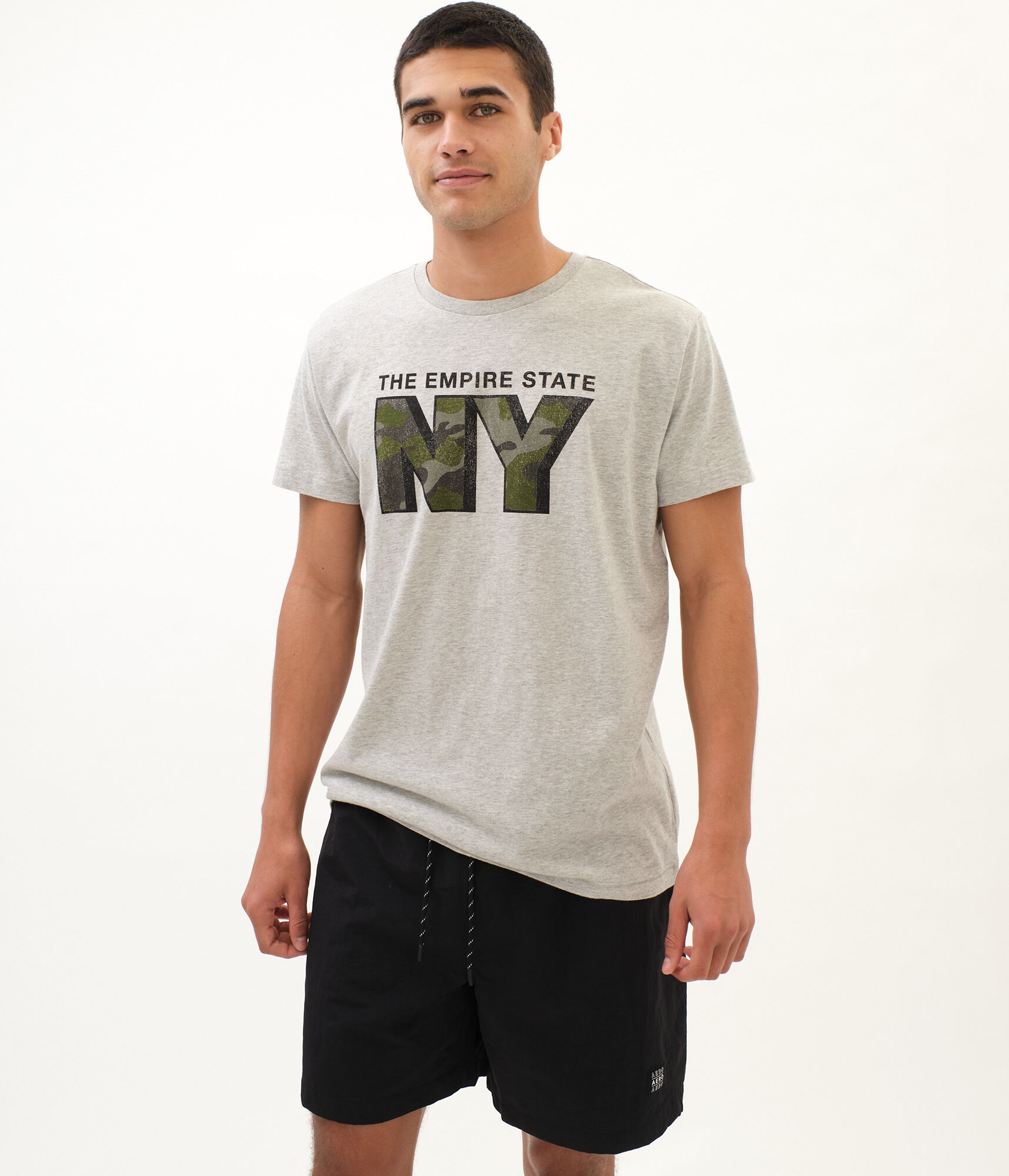 Camo Empire State Graphic Tee