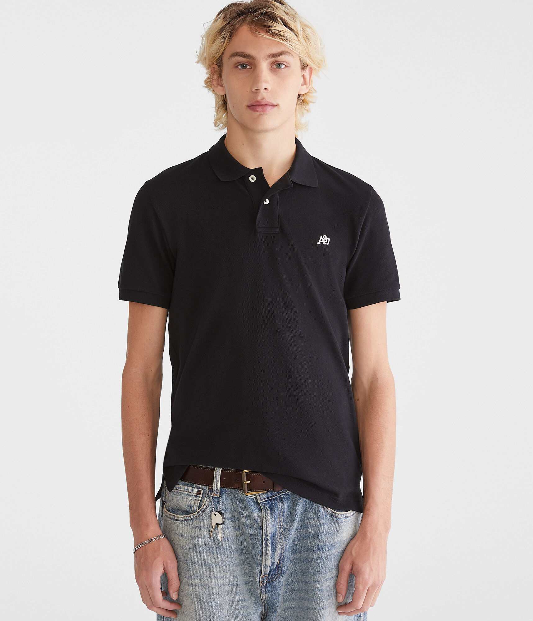 A87 Logo Piqué Polo