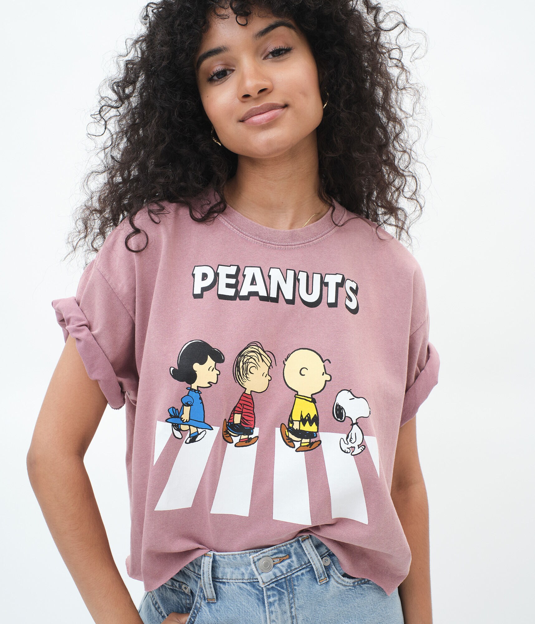 Peanuts Abbey Road Graphic Tee