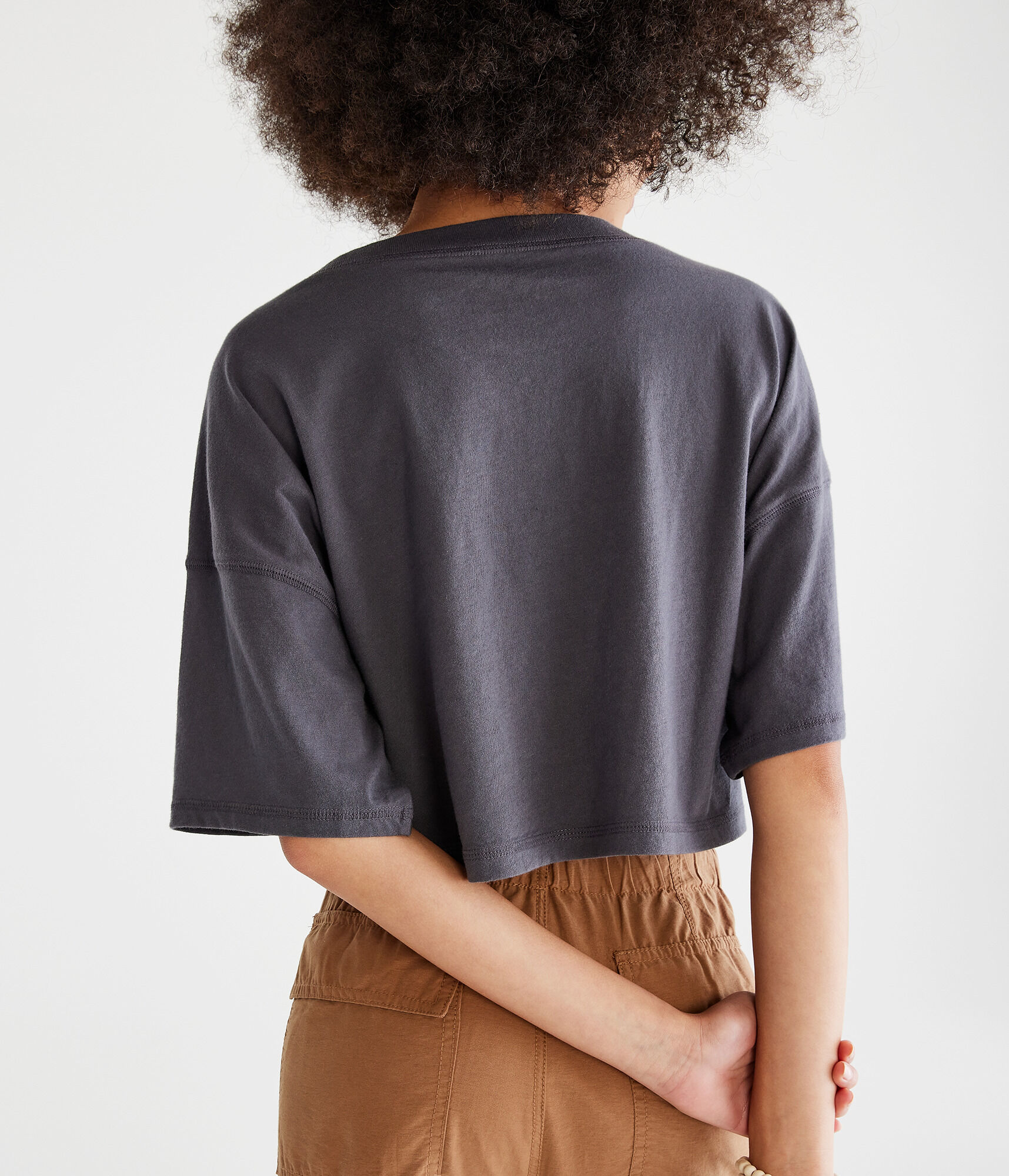 Newport Cropped Boyfriend Graphic Tee