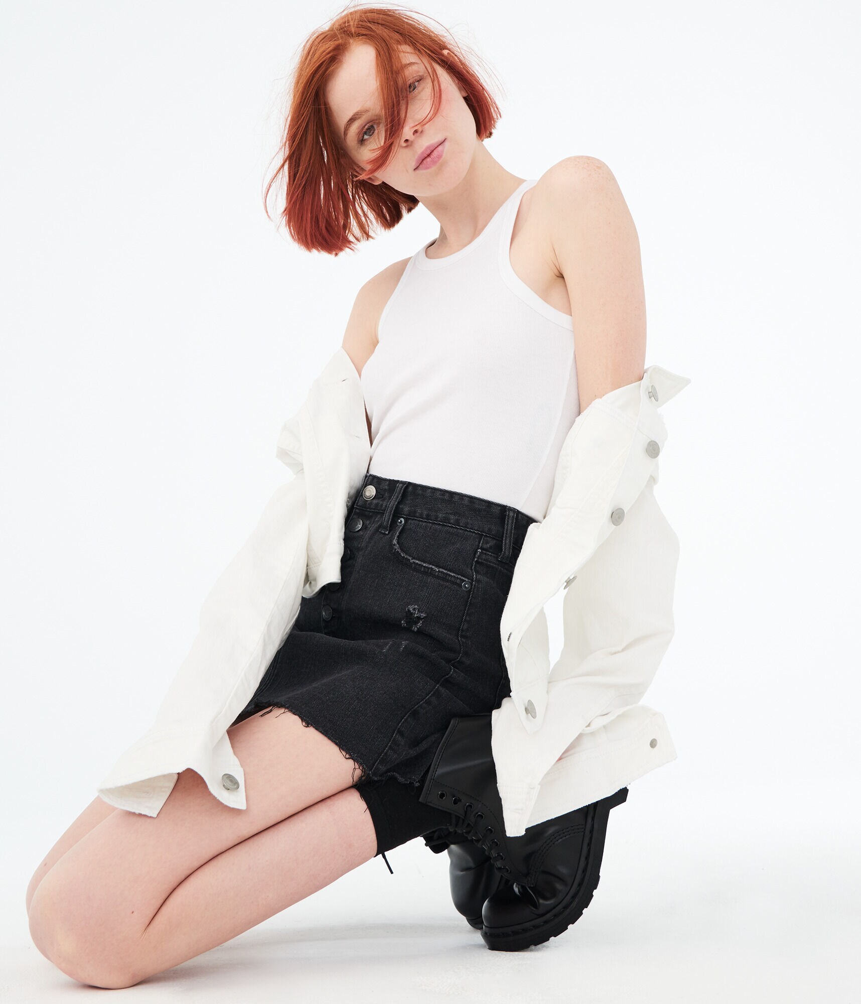 Seriously Soft High-Neck Ringer Tank