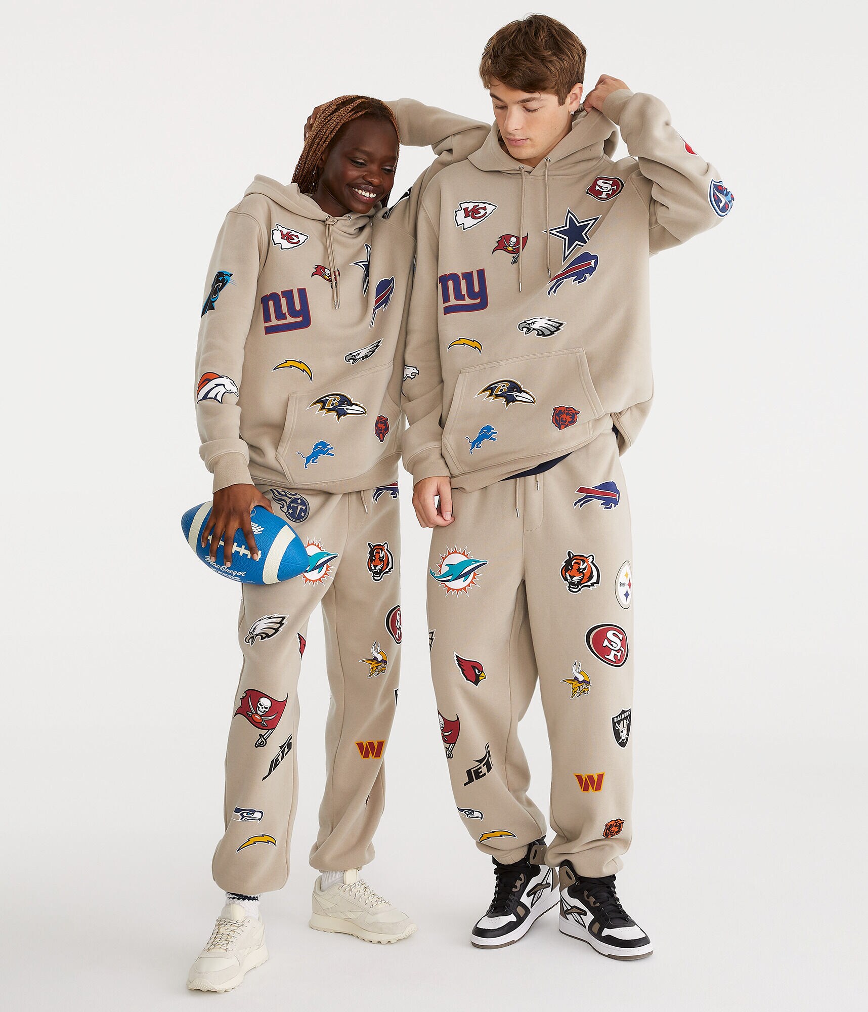 NFL Team Logos Pullover Hoodie