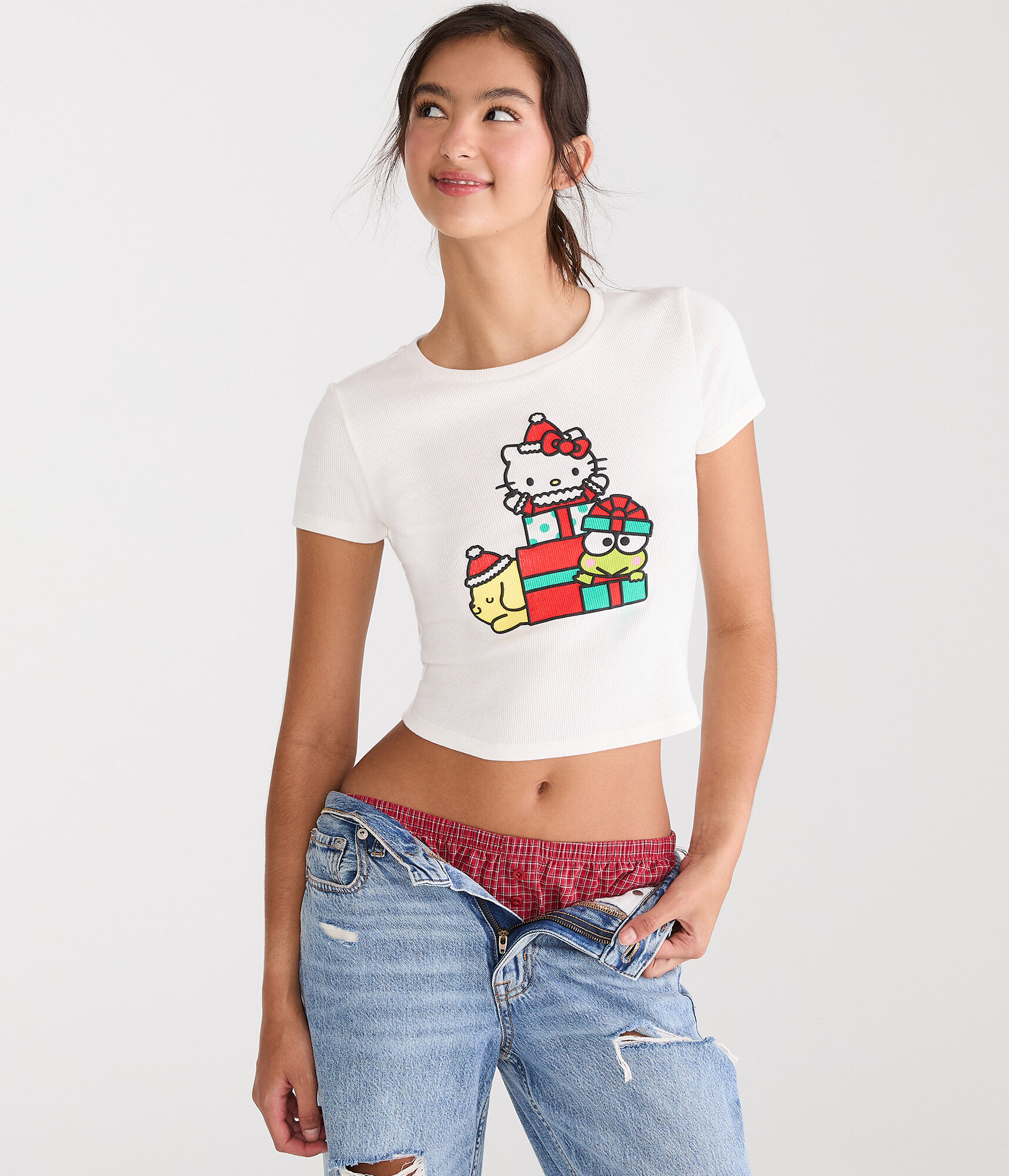 Hello Kitty and Friends | Aero Christmas Presents Baby Tee