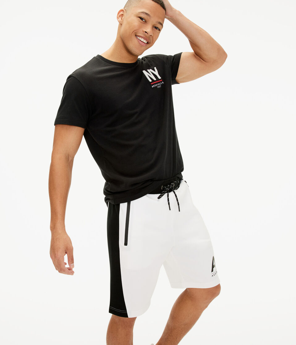NY Aeropostale Logo Appliqué Graphic Tee