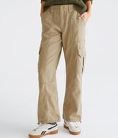 Cinched Hem Utility Cargo Pants