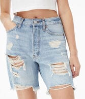 Denim Skater Shorts
