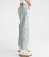 Mid-Rise Barrel Leg Jean