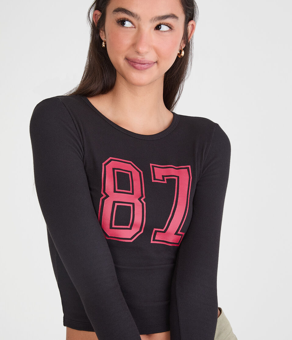 Long Sleeve Seriously Soft 87 Graphic Baby Tee