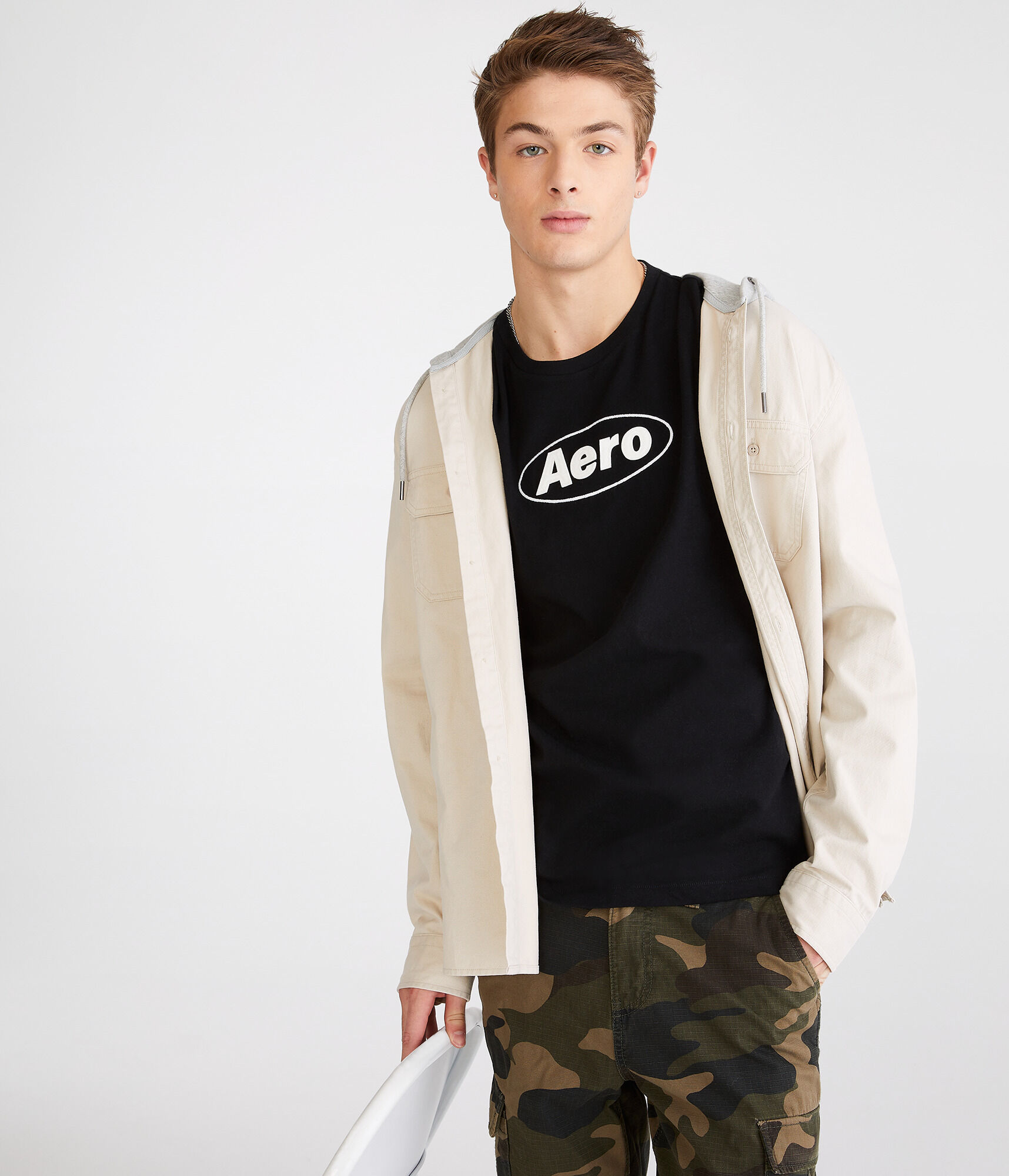 Aero Oval Appliqu&eacute; Graphic Tee